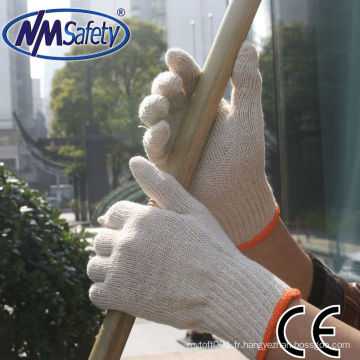 Gants en coton de sécurité NMSAFETY faisant la machine